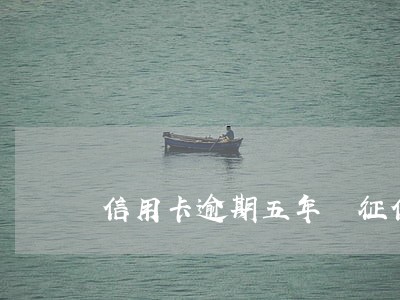 信用卡逾期五年 征信怎么清零 信用卡逾期五年 征信怎么清零